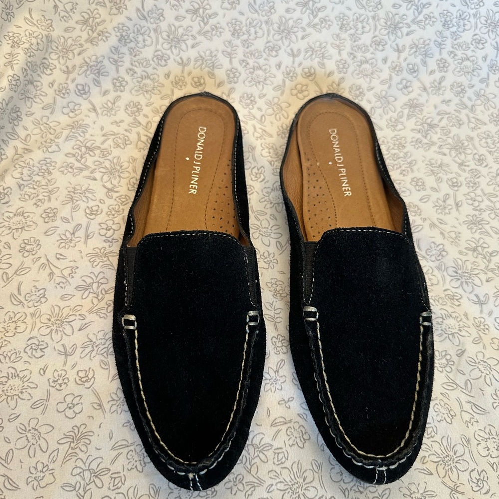 Donald J. Pliner Black  Loafers